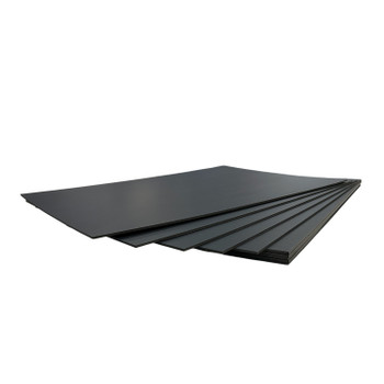 Pack of 10 A2 5mm Black Foam Boards with Core – 420 x 594mm