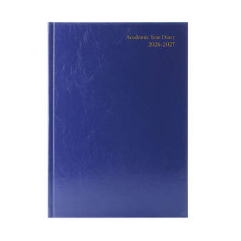 2026-2027 A4 Week To View Blue Academic Diary KF3A4ABU26
