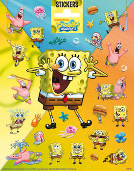 Pack Of 20 Sheets SpongeBob SquarePants And Friends Stickers