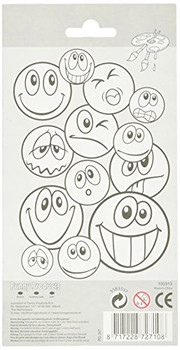 Twinkle Stickers Crazy Yellow Faces