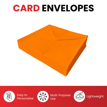 Pack of 50 Vivid Cherry Fizz Pink 155x155mm Gummed Envelopes