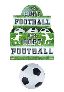 Soft Mini Football 9cm - Ideal Party Favours, Prizes, Game Rewards