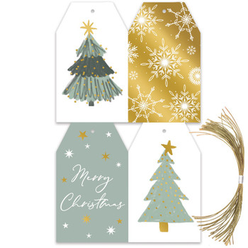 Pack of 20 Winter Wonderland Coordinated Christmas Gift Tags