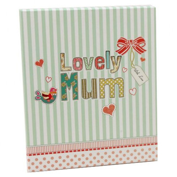 Laura Darrington P/wrap 6x4 Frame w/Embossing - Lovely Mum Laura Darrington P/wrap 6x4 Frame w/Embossing - Lovely Mum