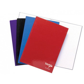 5 x Casebound A4 80 Sheet Notebooks