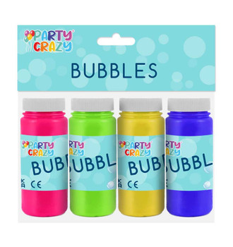 4 Tubs of 60ml Magic Bubbles
