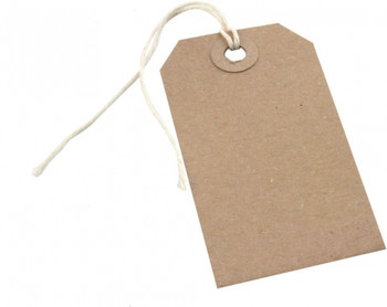 Box of 1000 108x54mm Strung Tags