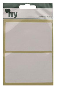 Pack of 14 White 50x80mm Rectangular Labels