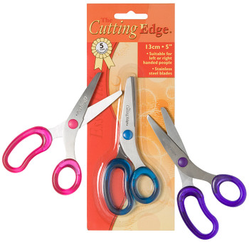 Scissors 5in/12cm Assrtd-Blister