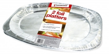 2 Foil Platters (43cmx29cm)