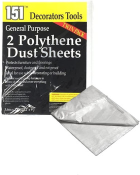 General Purpose 2 Polythene Dust Sheets
