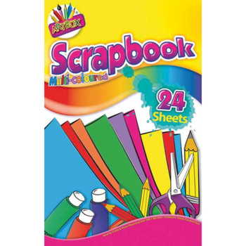 Pack of 24 Sheets Multi Colour Scrap Book Pack of 24 Sheets Multi Colour Scrap Book