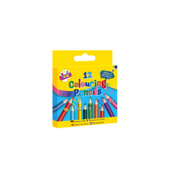 12 Half Sized Coloured Pencils