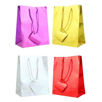 Pack of 12 Super Jumbo Assorted Holographic Gift Bags