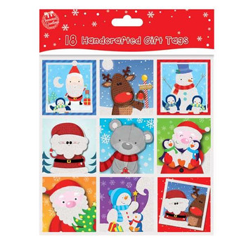 18 Cute Handcafted Christmas Gift Tags