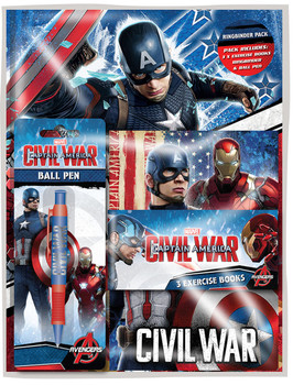 Captain America Ringbinder Stationery Pack