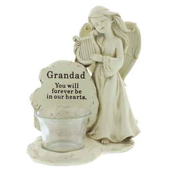 Graveside Memorial Angel Figurine T-Lite - Grandad