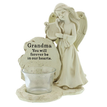 Graveside Memorial Angel Figurine T-Lite - Grandma