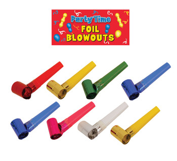 Pack of 8 Party Foil Blowouts