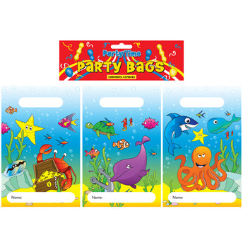 Pack of 12 Sealife Design Party Bags