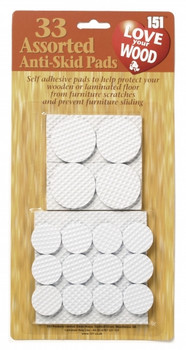 Assorted Anti- Skid Pads (33 Pack)