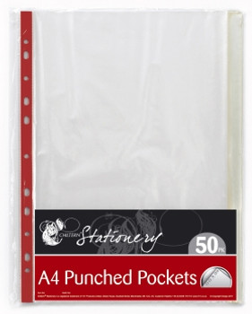 A4 Punched Pockets (40 Pack)