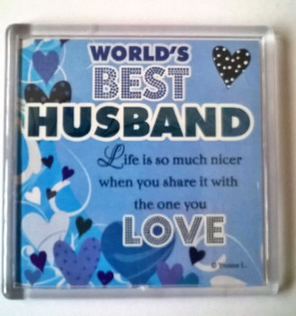 Worlds Best Husband Sentimental Fridge Magnet