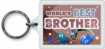 World's Best Brother Sentimental Keyring