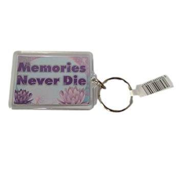 Memories Never Die Sentimental Keyring