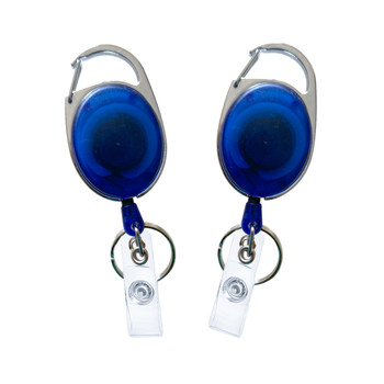 Blue Key Reel ID Card Badge Holder