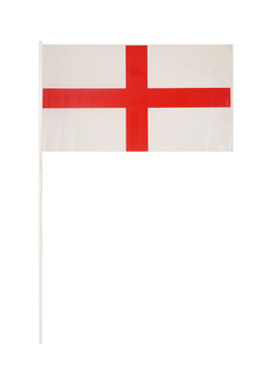 England St George Pvc Hand Flag with 40cm Stick