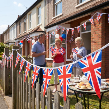 Union Jack Bunting 7m with 25 Pvc Pennant
