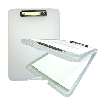 A4 Clear Clipboard Box File - Storage Filing Case A4 Clear Clipboard Box File - Storage Filing Case