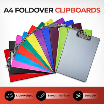 Janrax A4 Dark Green Foldover Clipboard