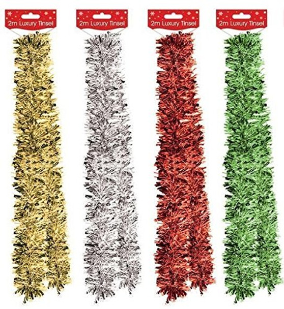 2m Christmas Tree Decoration Tinsel Garland