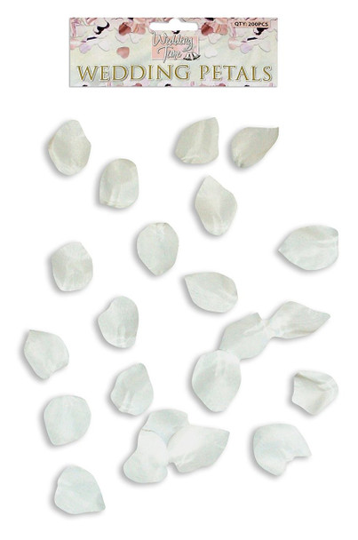 Pack Of 200 White Coloured Wedding Petals