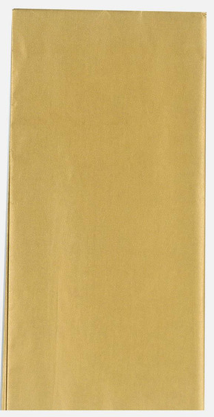 Gold Metallic Crepe Paper Folded 1.5m x 50cm