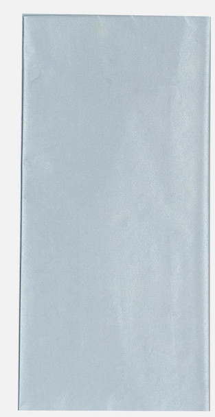 Silver Metallic Crepe Paper Folded 1.5m x 50cm