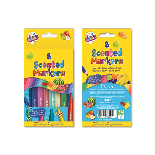 Pack of 8 Scented Markers