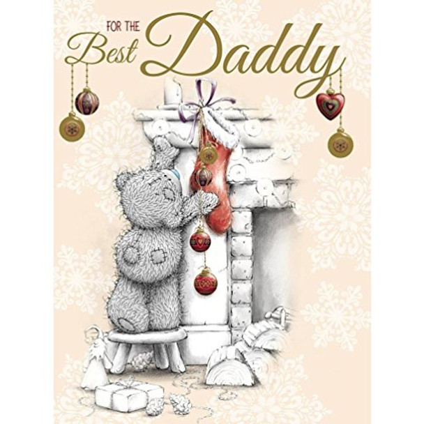 Me to You For The Best Daddy Christmas Card For Dads - Tatty Teddy Large