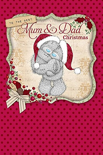 Me to You Bear - Best Mum & Dad Christmas Card