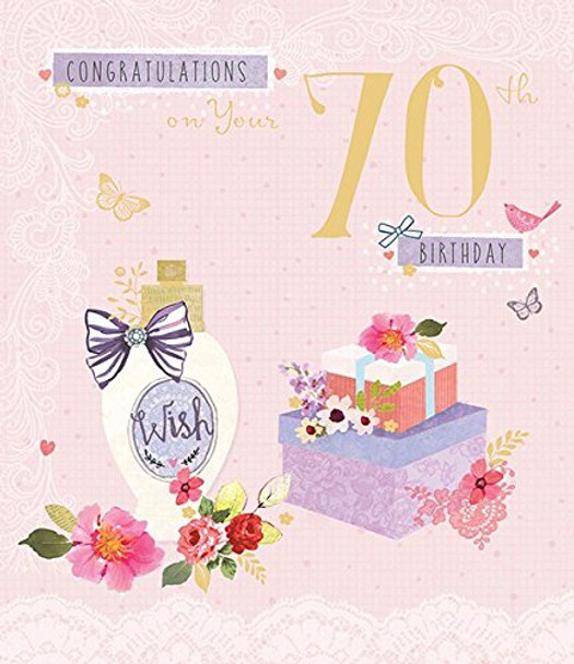 Congratulations on Your 70th Birthday Card