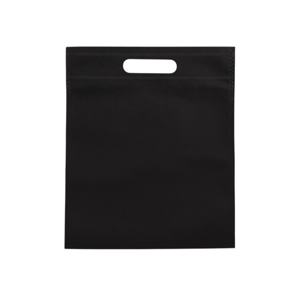 Black Coloured 30x25cm Non Woven Bag with Carry Handles- Party Treat Goodie Gift Bag