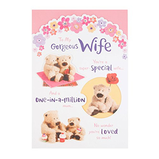 Hallmark 25476130 Wife Mother's Day Card"One in A Million" Medium