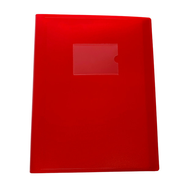 A4 Red Flexible Cover 150 Pocket Display Book