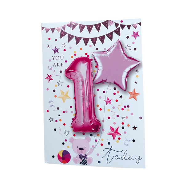 You are 1 Girl Balloon Boutique Greeting Card
