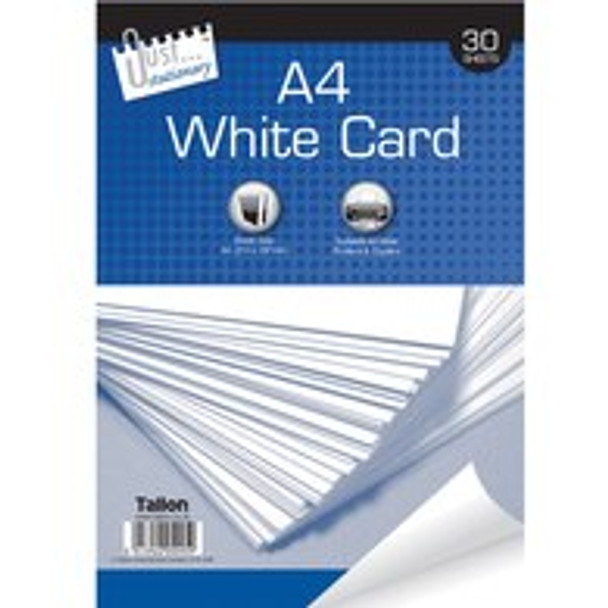 A4 White Card 30 Sheets