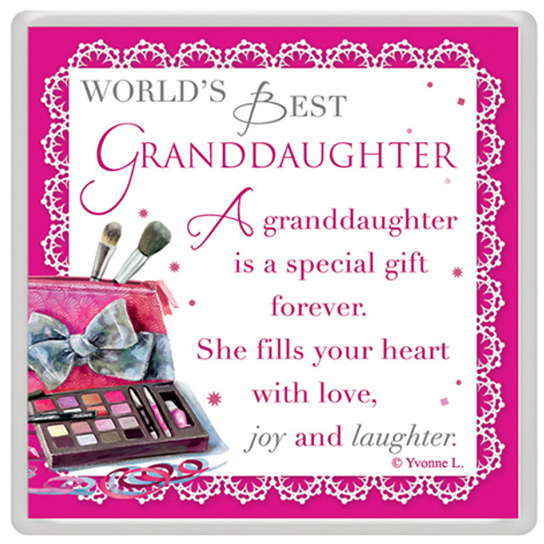 World's Best Granddaughter Celebrity Style Magnet