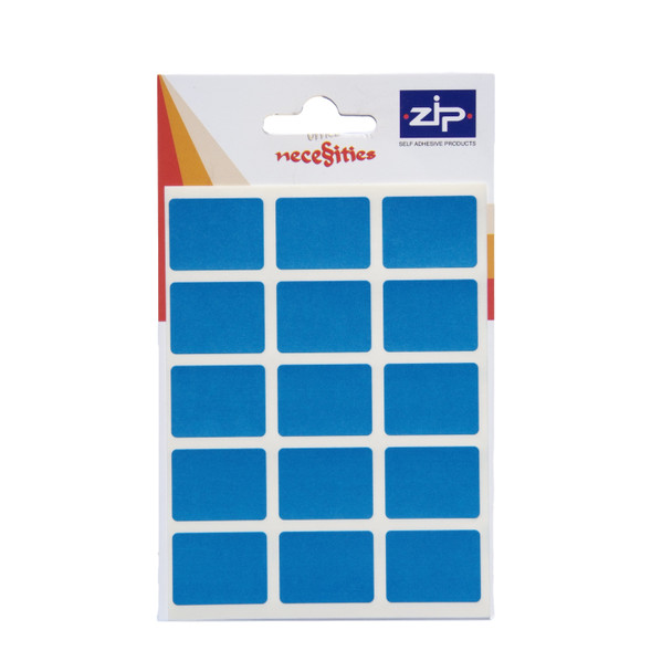 Pack of 60 19 x 25mm Blue Labels