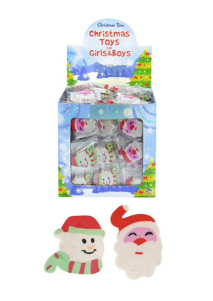 Christmas Erasers 4cm
